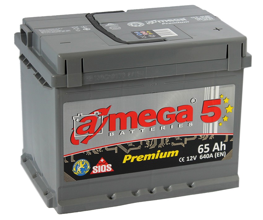 Аккумулятор A-mega Premium AP 65.0 65Ah 640A, A-mega